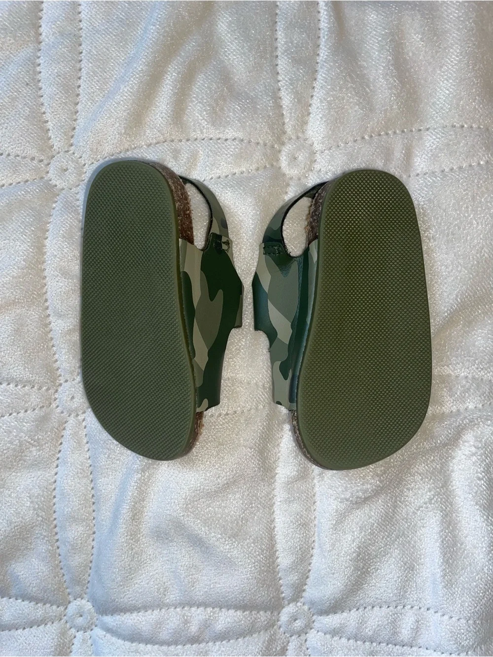 Old Navy Green Camo Double-Buckle Kids Sandals